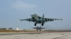 سوخوی ۲۵ روسیه در یک پایگاه هوایی سوریه