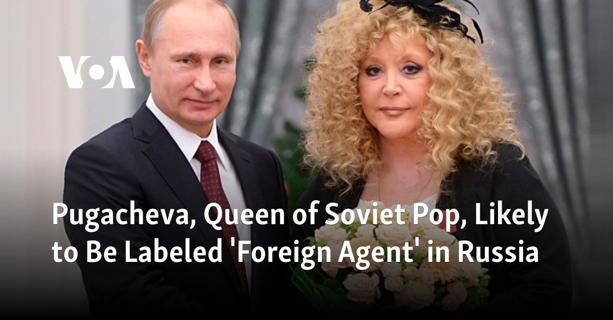 Pugacheva, Queen of Soviet Pop, Likely to Be Labeled 'Foreign Agent' in Russia