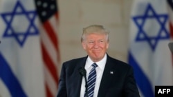 Le président Donald Trump lors de sa visite à Jerusalem, le 23 mai 2017.