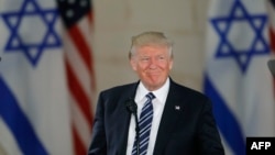 Le président Donald Trump lors de sa visite à Jerusalem, le 23 mai 2017.