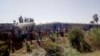 تصادم دو قطار آهن در مصر ۳۲ کشته برجا گذاشت