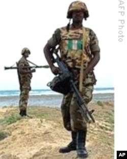 African Union peacekeeper in Somalia
