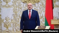 Олександр Лукашенко на церемонії в Мінську 23 вересня 2020 р. 