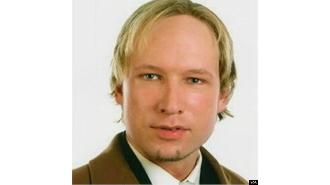 Tersangka Anders Behring Breivik yang berusia 32 tahun.