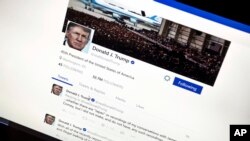 Twitter stranica predsjednika Trumpa (arhivski snimak)