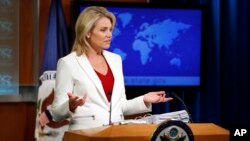 Amerika Dışişleri Bakanlığı Sözcüsü Heather Nauert