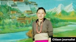 Tamding Tso, a Tibetan mother activists say self-immolated in Rebkong, China, Nov. 7, 2012.