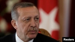 FILE - Turkish President Recep Tayyip Erdogan