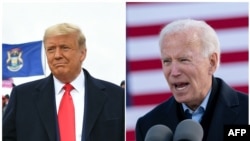 Trump in Michigan, Biden in Iowa October 30 2020
