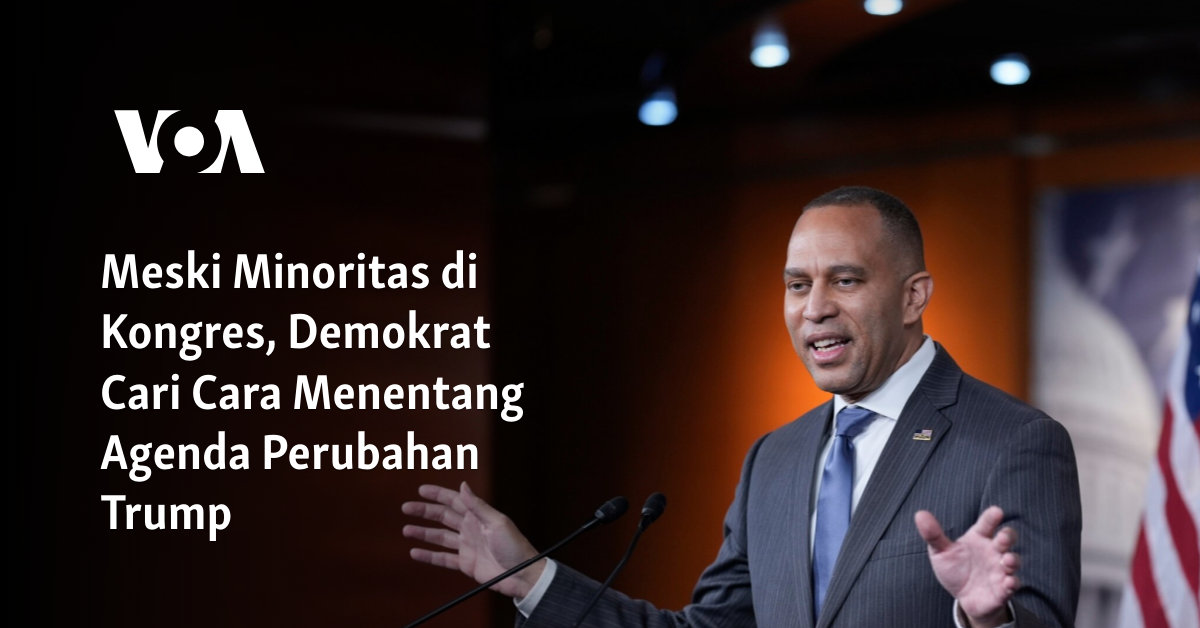 Meski Minoritas di Kongres, Demokrat Cari Cara Menentang Agenda Perubahan Trump