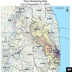 Latest Japanese goverment-released radiation dose map. Hot spots are being found far outside the expected zones of elevated radiation.