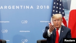 Predsednik Donald Tramp na samitu G20 u Argentini