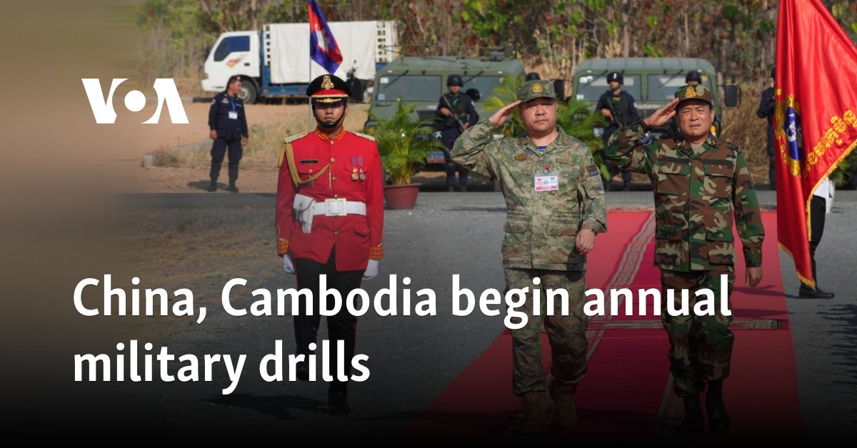 China, Cambodia begin annual military drills