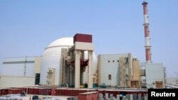 نمایی از رآکتور اصلی نیروگاه اتمی بوشهر در سواحل جنوبی ایران