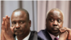 Head of the rebel delegation in Addis Ababa, Taban Deng Gai, left, and the leader of the South Sudan government delegation, Nhial Deng Nhial, at a previous round of peace talks. The two sides returned to Addis Ababa on Thursday, Aug. 6, 2015, for what is supposed to be the last round of peace talks for South Sudan. 
