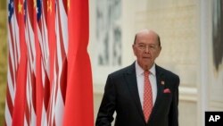 Commerce Secretary Wilbur Ross arrives at a State Dinner at the Great Hall of the People, Nov. 9, 2017, in Beijing, China.