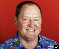 John Lasseter, chief creative officer at Pixar and Walt Disney Animation Studio, poses for a portrait while promoting the film "Cars 2", in Los Angeles.