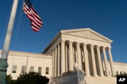 FILE - The Supreme Court is seen in Washington on April 20, 2018.