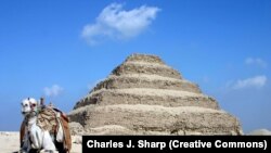 FILE - The pyramid of Djoser in Egypt (Charles J. Sharp, Creative Commons)