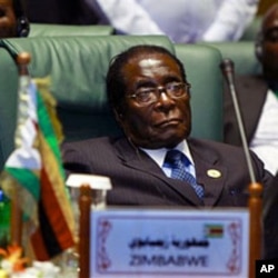 Zimbabwe's President Robert Mugabe, during the 2nd Afro- Arab summit in Sirte, Libya, 10 Oct 2010