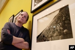 Dennis McNally at the "On the Road to the Summer of Love" exhibit at the California Historical Society in San Francisco, May 10, 2017.
