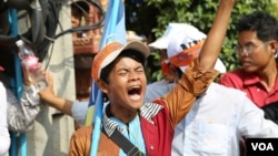 Cambodian Opposition Protests