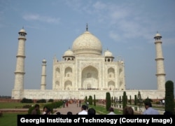 FILE - The Taj Mahal attracts millions of visitors each year.