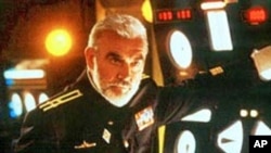 Sean Connery and Alec Baldwin in 1990's "The Hunt for Red October," which did not portray the Soviets as caricatures.