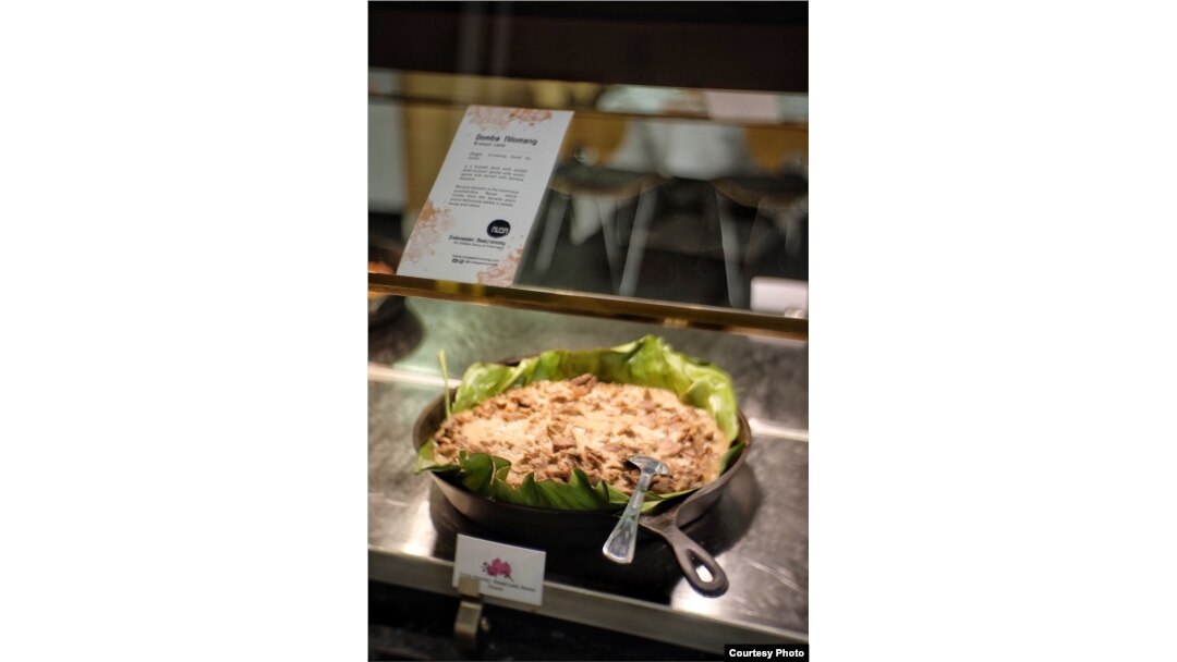 Chef Ragil hidangkan domba Nilomang di Washington, D.C. (Dok: NUSA Indonesian Gastronomy)