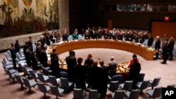 Một phiên họp của Hội đồng Bảo an