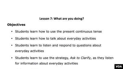 present simple and present continuous lesson plan