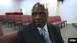 Reverend Nathan Kortu in Euless, near Fort Worth, Texas, Oct. 1, 2014. (VOA \ G. Flakus)