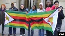 Some of the Zimbabweans and Americans who took part in the AIDS Walk Washington DC 