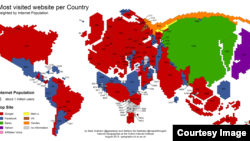 Google and Facebook are the world's biggest 'Internet empires.'