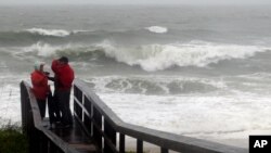 Tempête en Caroline du nord aux USA, 2 octobre 2015.