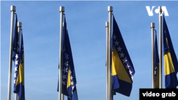 Zastava BiH ispred Vijeća ministara i Parlamenta BiH