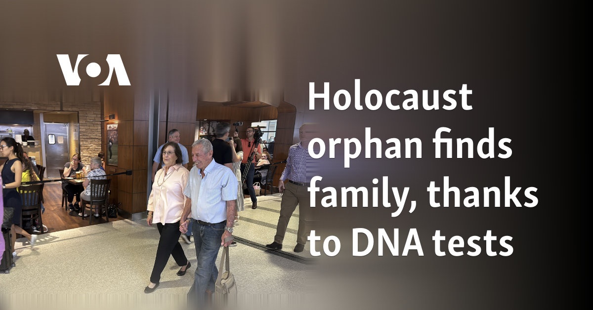 Holocaust orphan finds family, thanks to DNA tests