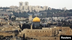 یروشلم کے قدیم شہر کی ایک تصویر جس میں بیت المقدس نمایاں ہے (فائل فوٹو)