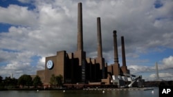 Power plant of the Volkswagen factory in the city Wolfsburg, Germany the hometown of Volkswagen, Sept. 29, 2015.