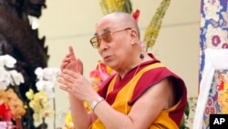 西藏精神领袖达赖喇嘛(资料照片)
