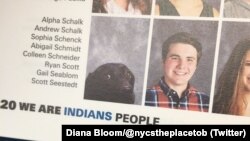 Alpha, a dog, appeared in the Stafford High yearbook.