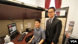 Alit Ponkaew and Lennox Chaiveera, the Thai American National Internship Program, 2016.