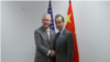 رکس تیلرسون و وانگ یی وزیران خارجه آمریکا و چین در نشست جی-۲۰، آلمان 