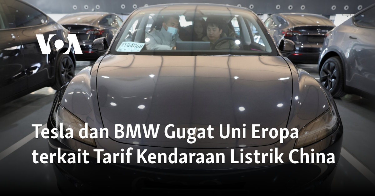 Tesla dan BMW Gugat Uni Eropa terkait Tarif Kendaraan Listrik China