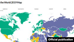 freedom house 2019 map