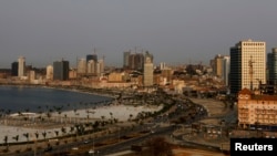 A general view of the Angolan capital Luanda on September 2, 2012.