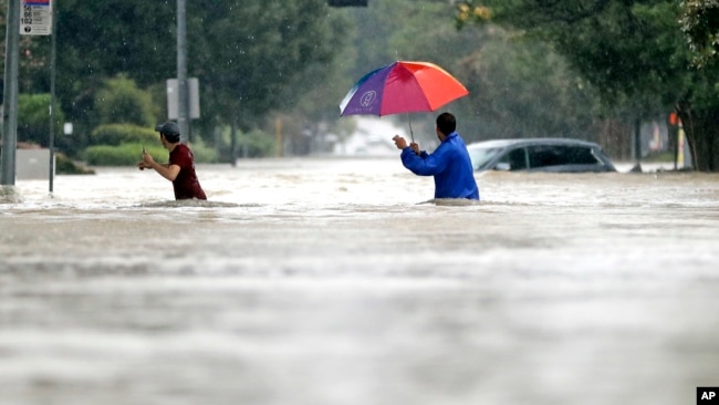 Tropical Storm Harvey Causes Unprecedented Rains in Southeastern Texas 