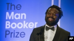Marlon James, author of "A Brief History of Severn Killings," speaks after being named winner of the Man Booker Prize for Fiction 2015, in London, Oct. 13, 2015.