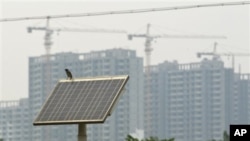 ແຜ່ນກອງແສງຕາເວັນ ຫລື Solar panel ທີ່ຜະລິດຢູ່ໃນຈີນ