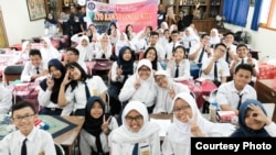 ILUSTRASI - Edukasi kesehatan bagi anak-anak SMP N 1 Yogya. (Courtesy: KPCDI Yogya).